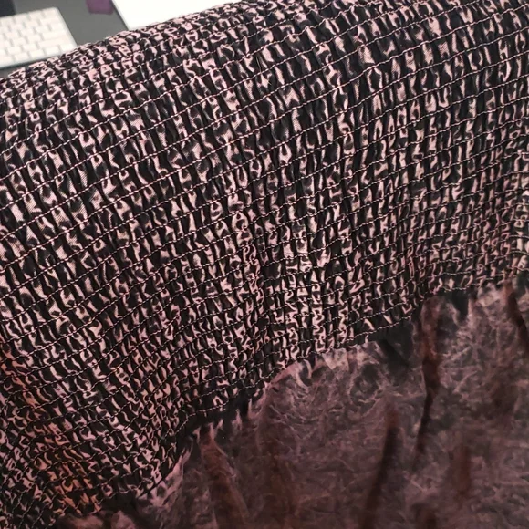 Acid wash puff sleeve dress - Picture 2 of 2